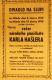 Praha-Nové Město, Divadlo Na Slupi, Večer národního písničkáře Karla Hašlera - plakát, 1946