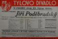 Kutná Hora, Tyl, Jiří Poděbradský - plakát, 1934