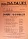 Praha-Nové Město, DO ZK ROH AZKG - Divadlo Na Slupi, Z operety do operety - plakát, 1960