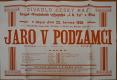 Jičín, Tyl, Jaro v podzámčí - plakát, 1926