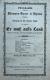 Chrudim, Divadelní ochotníci, Der musz aufs Land - plakát, 1856