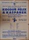 Jičín, Intimní scéna, Kocour Felix a Kašpárek - plakát, 1931