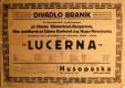 Praha-Braník, SDO, Divadlo Braník, Lucerna - plakát, 1929