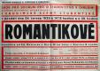 Chrudim, Chrudimská scéna studentská: Romantikové - plakát, 1935