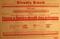 Praha-Braník, SDO, Honza a Šmidra zkrotili zlou princeznu - plakát, 1931