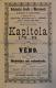 Moravany, SDO, Kapitola I., II. III. - Věno - Hubička na schodech - plakát, 1894
