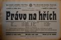 Nová Paka, SDO, Právo na hřích - plakát, 1932