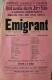 Polička, Národní dělnictvo Eim, Emigrant - plakát, 1900
