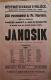 Polička, Ochotníci, Janošík - plakát, 1922