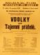 Praha-Vyšehrad, Církev československá, sociální odbor, Vdolky aneb Tajemní přátelé, v Divadle Na Slupi - plakát, 1940