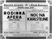 Mladá Boleslav, Kolár - plakáty 1913-1935, Rodinná aféra, Noc na Karlštejně, 1932