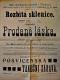 Choltice, SDO, Rozbitá sklenice - Prodaná láska - plakát, 1911