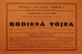 Divadlo Na Slupi, Rodinná vojna - plakát, 1930