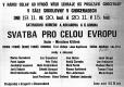 Chocerady, Posázaví, Svatba pro celou Evropu - plakát, 1977