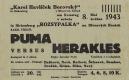 Březové Hory, Karel Havlíček Borovský, Puma versus Herakles - plakát, 1943