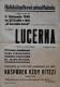 Holice, Hlahol, Archiv spolku, Lucerna - Kašpárek vždy vítězí - plakát, 1946