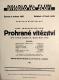 Praha-Nusle, Církev čs., Prohrané vítězství, v Divadle Na Slupi - plakát, 1937