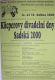 Sadská, Klicperovy divadelní dny  2000 - plakát s programem