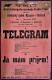 Holice, Klicpera, Telegram - plakát, 1883