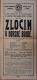 Jičín, Intimní scéna, Zločin v horské boudě - plakát, 1921