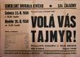 Jevíčko, Sokol, Volá vás Tajmyr! - plakát, 1950