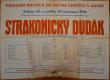 Jičín, ČSD, Strakonický dudák - plakát, 1956