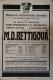 Lázně Bělohrad, Raisovo ochotnické divadlo, M. D. Rettigová - plakát, 1929