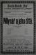 Praha-Nové Město, Beseda Okoř, Mlynář a jeho dítě - plakát, 1899 