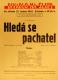 Praha-Nové Město, Divadlo Na Slupi, Hledá se pachatel - plakát, 1942