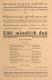 Praha-Vinohrady, Sdružení dorostu ČSL ŽOS., Lidé minulých dnů - plakát, v Divadle Na Slupi, 1933