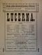 Přelouč, Besední ochotnické divadlo, Lucerna - plakát, 1908