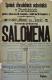 Pardubice, SDO, Salomena - plakát, 1892