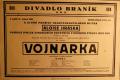 Praha-Braník, SDO, Divadlo Braník, Vojnarka - plakát, 1930