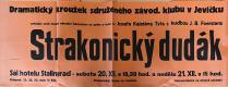 Jevíčko, DIU, Strakonický dudák - plakát