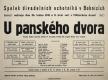 Praha-Bohnice, SDO, U panského dvora - plakát, 1941