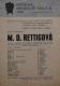Litomyšl, Jednota divadelních ochotníků a Vlastimil, M. D. Rettigová - plakát, 1949