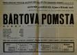 Pardubice, Husův sbor a Městský osvětový sbor, Bártova pomsta - plakát, 1937