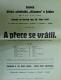Sádek, SDO Klicpera, A přece se vrátil - plakát, 1926