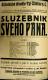 Žiželice, Tyl, Služebník svého pána - plakát, 1929