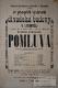 Litomyšl, JDO, Pomluva, plakát, 1888