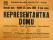 Třebíč, Tyl, Representantka domu - plakát, 1940