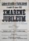 Prostějov, Lidové divadlo v Katol.domě, Zmařené jubileum - plakát, 1913