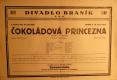 Praha-Braník, SDO, Divadlo Braník, Čokoládová princezna - plakát, 1930
