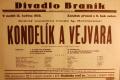 Praha-Braník, SDO, Kondelík a Vejvara - plakát, 1932