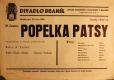 Praha-Braník, SDO, Popelka Patsy - plakát, 1946