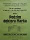 Polička, Ochotníci, Podzim doktora Marka - plakát, 1923
