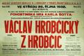 Třebíč, Vrchlický, Václav Hrobčický z Hrobčic - plakát, 1932