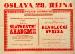 Plzeň, Tyl SDO, Revoluční svatba – plakát, 1946