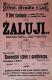 Luže, Jaroslav, Žaluji - Slavnostní scéna s apotheosou - plakát, 1921