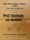 Sádek, SDO Klicpera, Proč bychom se netěšili - plakát, 1924